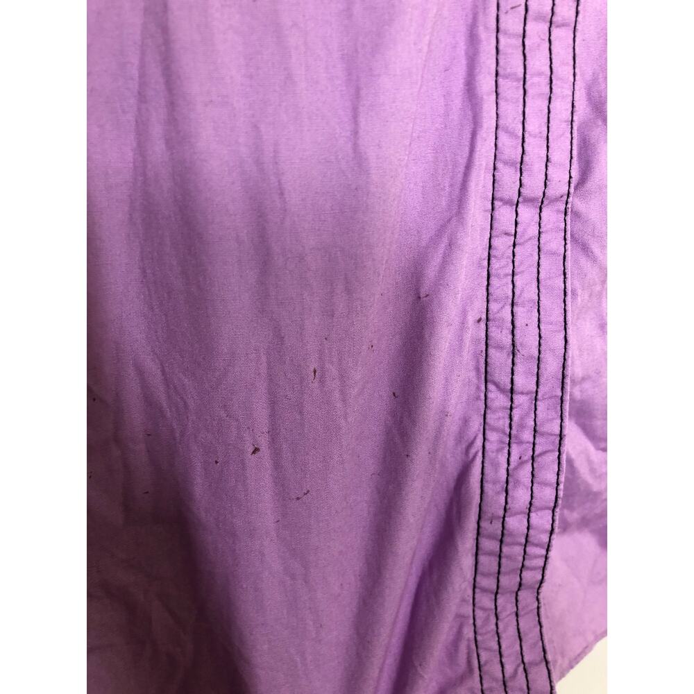 Hofmann Copenhagen Elina Skirt Organic Cotton A-Line Midi Purple Size Small - Picture 7 of 16